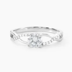 Bague Maryna Argent Blanc Oxyde De Zirconium-Histoire d'Or Discount