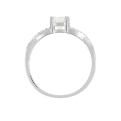 Bague Maryna Argent Blanc Oxyde De Zirconium-Histoire d'Or Discount