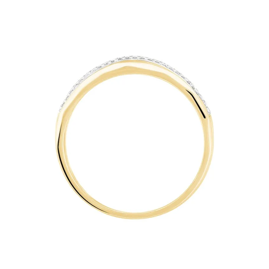 Bague Mauna Or Jaune Oxyde De Zirconium-Histoire d'Or Sale