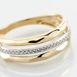 Bague Mauna Or Jaune Oxyde De Zirconium-Histoire d'Or Sale