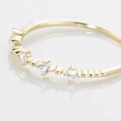 Bague Maximilienne Or Jaune Oxyde De Zirconium-Histoire d'Or Sale