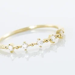 Bague Maximilienne Or Jaune Oxyde De Zirconium-Histoire d'Or Sale