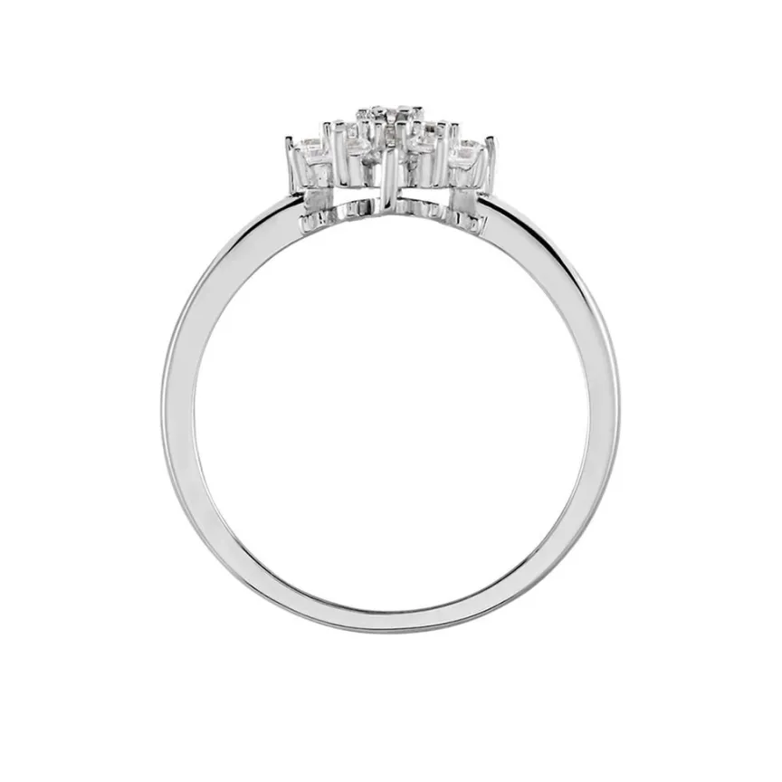 Bague Maximille Argent Blanc Oxyde De Zirconium-Histoire d'Or Discount