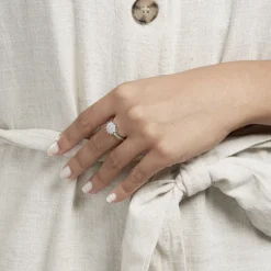 Bague Maximille Argent Blanc Oxyde De Zirconium-Histoire d'Or Discount