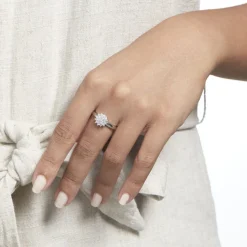 Bague Maximille Argent Blanc Oxyde De Zirconium-Histoire d'Or Discount