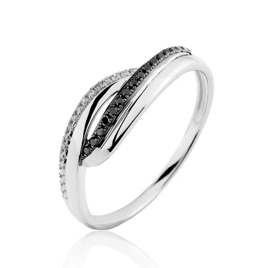 Bague Melinda Or Blanc Diamant-Histoire d'Or Hot