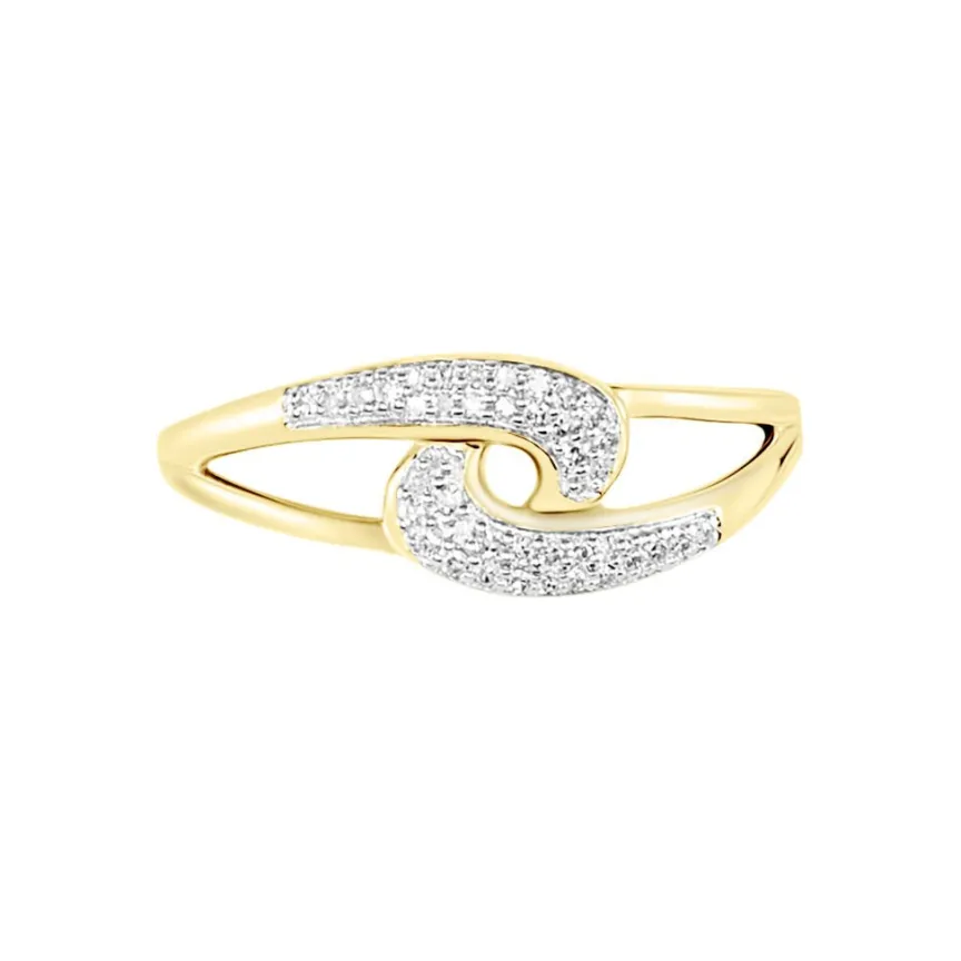 Bague Melisianne Or Jaune Diamant-Histoire d'Or Hot