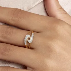 Bague Melisianne Or Jaune Diamant-Histoire d'Or Hot