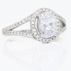 Bague Melyssa Argent Blanc Oxyde De Zirconium-Histoire d'Or