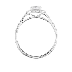 Bague Mentoura Or Blanc Diamant Synthétique-Histoire d'Or Online