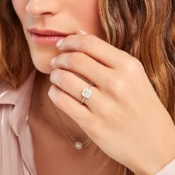 Bague Micarla Argent Blanc Oxyde De Zirconium-Histoire d'Or New