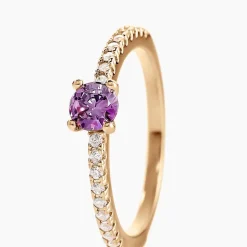 Histoire d'Or Bague Mireilla Plaqué Or Doré Oxyde De Zirconium