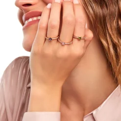 Histoire d'Or Bague Mireilla Plaqué Or Doré Oxyde De Zirconium