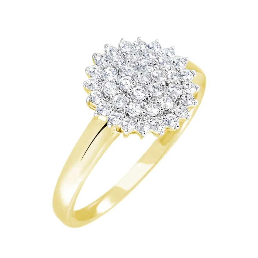 Bague Mireya Or Jaune Oxydes-Histoire d'Or Clearance