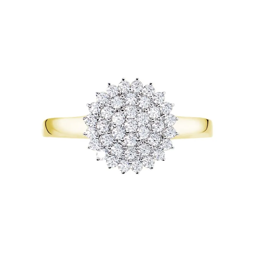 Bague Mireya Or Jaune Oxydes-Histoire d'Or Clearance