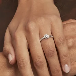 Bague Mélissande Argent Blanc Oxyde De Zirconium-Histoire d'Or New