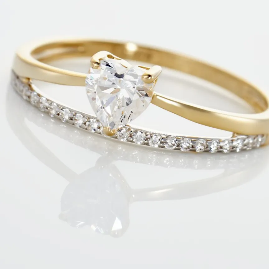 Bague Mohira Or Jaune Oxyde De Zirconium-Histoire d'Or Sale