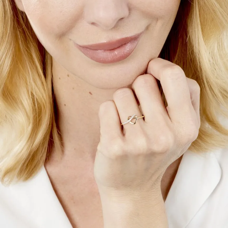 Bague Mona-lisa Or Jaune Diamants-Histoire d'Or New