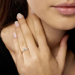 Bague Monelle Or Jaune Oxyde De Zirconium-Histoire d'Or Clearance