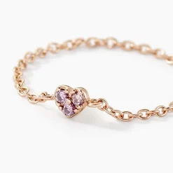 Bague Myhalf Argent Rose Oxyde De Zirconium-Histoire d'Or Clearance