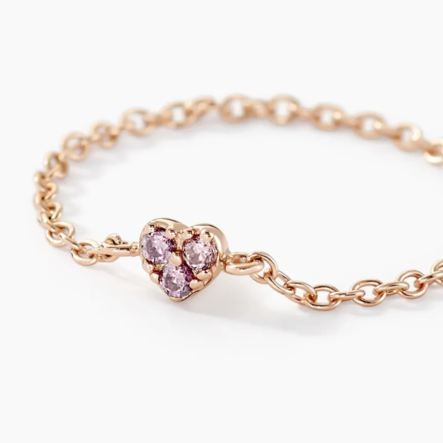 Bague Myhalf Argent Rose Oxyde De Zirconium-Histoire d'Or Clearance