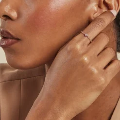 Bague Myhalf Argent Rose Oxyde De Zirconium-Histoire d'Or Clearance