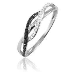 Bague Naciye Or Blanc Diamant-Histoire d'Or Sale