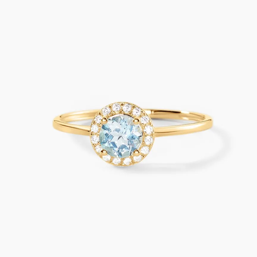 Bague Najib Or Jaune Topaze Oxyde De Zirconium-Histoire d'Or Clearance