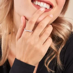 Bague Nandie Argent Blanc Oxyde De Zirconium-Histoire d'Or Hot