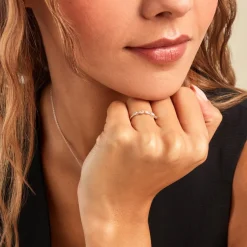 Histoire d'Or Bague Navette De Zirconium