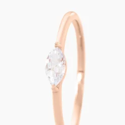 Histoire d'Or Bague Navette De Zirconium