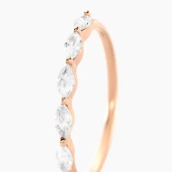 Bague Navette De Zirconium-Histoire d'Or Clearance