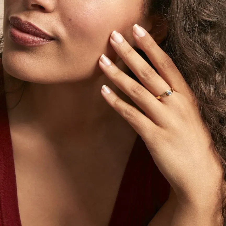 Bague Nesryne Or Jaune Saphir-Histoire d'Or Discount