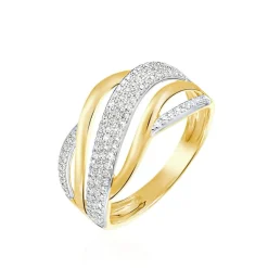 Bague Nila Or Jaune Diamant-Histoire d'Or Outlet