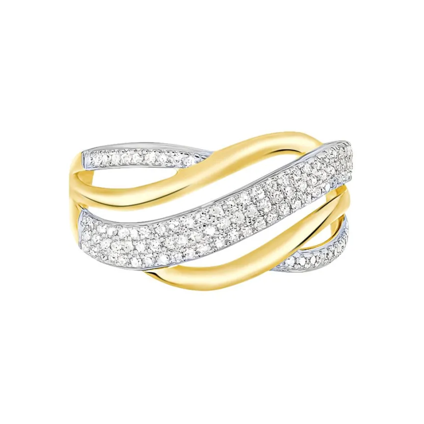 Bague Nila Or Jaune Diamant-Histoire d'Or Outlet
