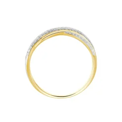 Bague Nila Or Jaune Diamant-Histoire d'Or Outlet