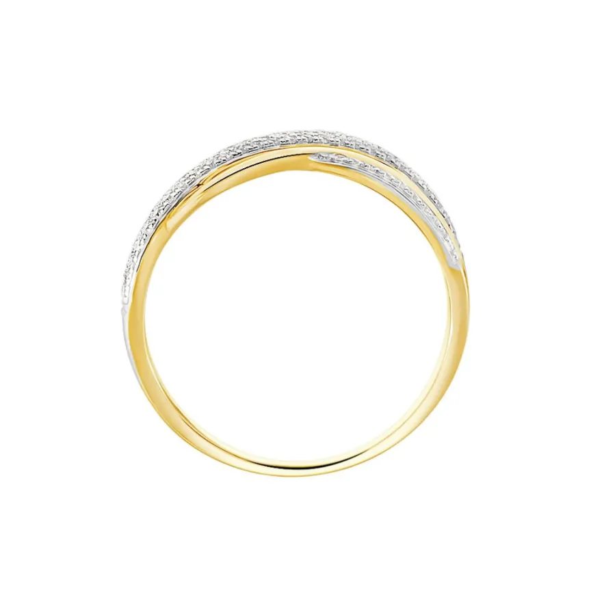 Bague Nila Or Jaune Diamant-Histoire d'Or Outlet