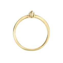 Bague Nila Plaqué Or Jaune Oxyde De Zirconium-Histoire d'Or Discount