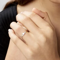 Bague Norhen Or Rose Oxyde De Zirconium-Histoire d'Or Discount