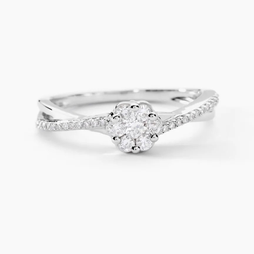 Bague Nusa Or Blanc Diamant-Histoire d'Or Best