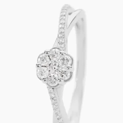 Bague Nusa Or Blanc Diamant-Histoire d'Or Best