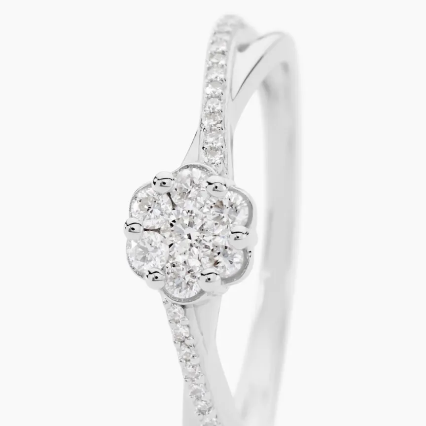 Bague Nusa Or Blanc Diamant-Histoire d'Or Best