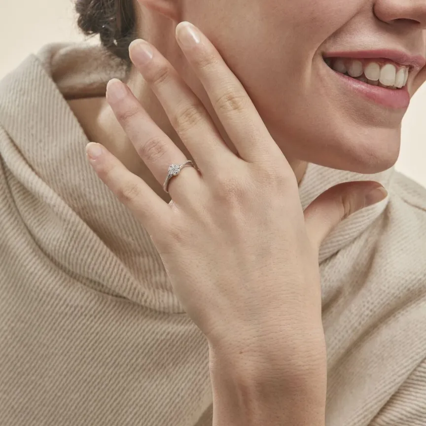 Bague Nusa Or Blanc Diamant-Histoire d'Or Best