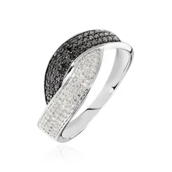 Bague Oia Or Blanc Diamant-Histoire d'Or Clearance