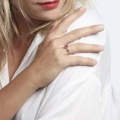 Bague Or Bicolore Bonnie Améthyste-Histoire d'Or Discount