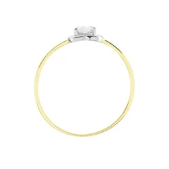 Bague Or Bicolore Goulvena Oxyde De Zirconium-Histoire d'Or Clearance