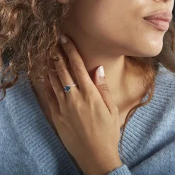 Bague Or Blanc Erwin Topaze Oxydes De Zirconium-Histoire d'Or