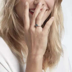 Histoire d'Or Bague Or Blanc Fany Topaze Oxydes De Zirconium