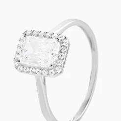 Bague Or Blanc Goulven Oxyde De Zirconium-Histoire d'Or Outlet