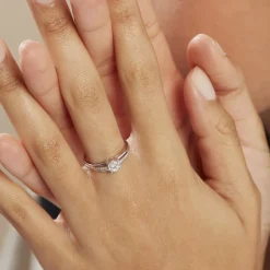 Histoire d'Or Bague Or Blanc Katherina Diamants